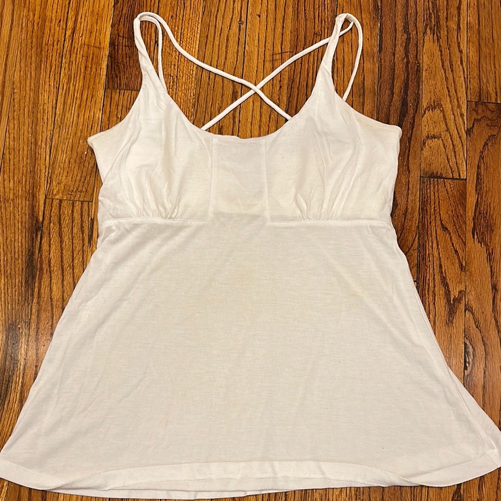 Moda International Cream Spaghetti Strap Top